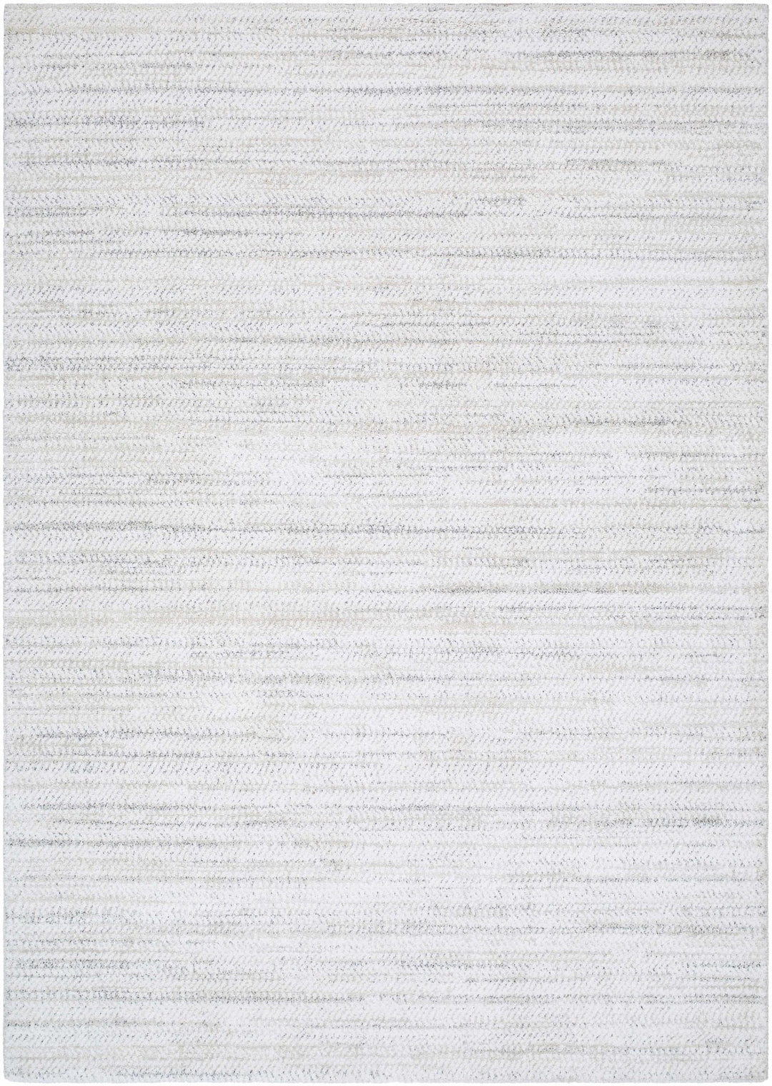 Beige Solid Contemporary Style Machine Woven Area Rug - The Rug Decor