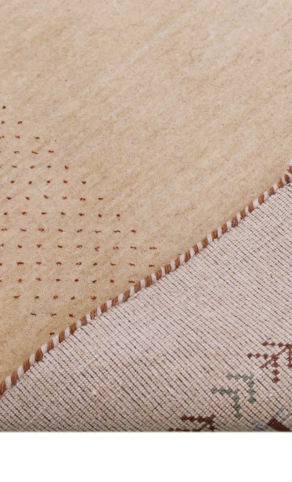 Beige Tribal Center Medallion Hand Loomed Wool Area Rug - The Rug Decor