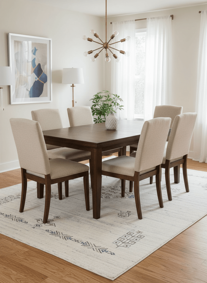 Beige Tribal Center Medallion Hand Loomed Wool Rug - The Rug Decor