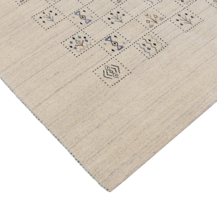 Beige Tribal Design Hand Loomed Wool Area Rug - The Rug Decor
