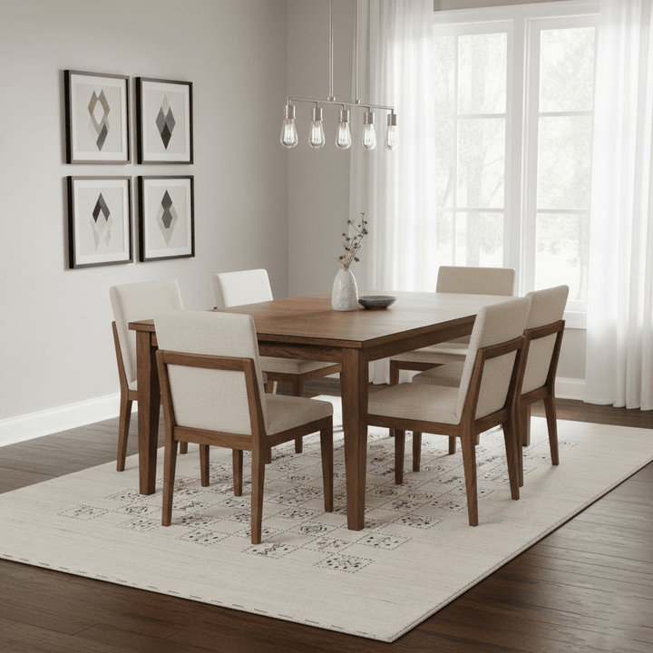 Beige Tribal Design Hand Loomed Wool Area Rug - The Rug Decor