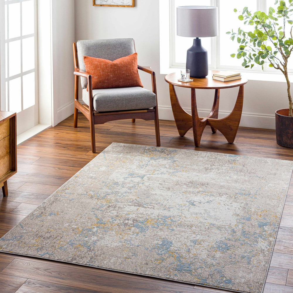 Bella Modern Abstract Design Beige And Gray Rug - The Rug Decor