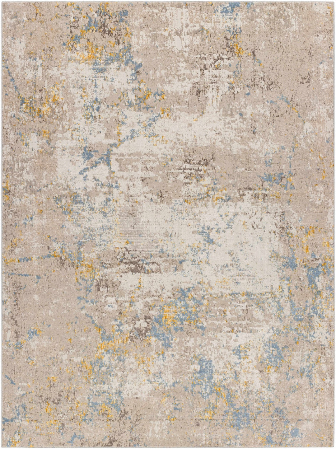 Bella Modern Abstract Design Beige And Gray Rug - The Rug Decor