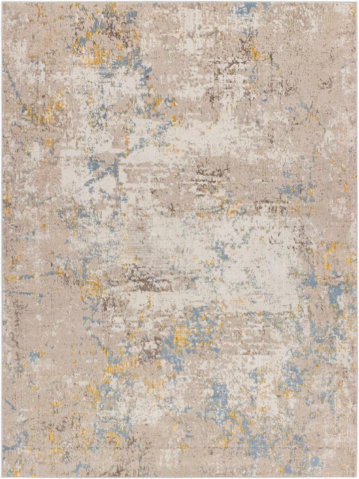 Bella Modern Abstract Design Beige And Gray Rug - The Rug Decor