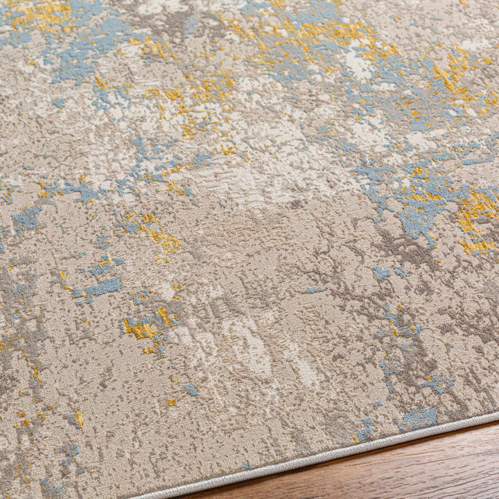Bella Modern Abstract Design Beige And Gray Rug - The Rug Decor
