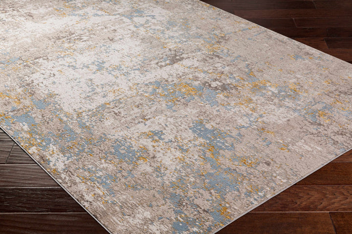 Bella Modern Abstract Design Beige And Gray Rug - The Rug Decor