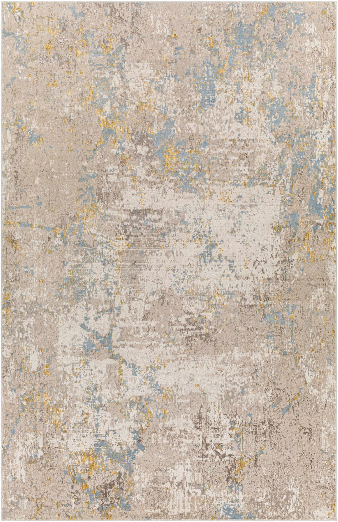Bella Modern Abstract Design Beige And Gray Rug - The Rug Decor