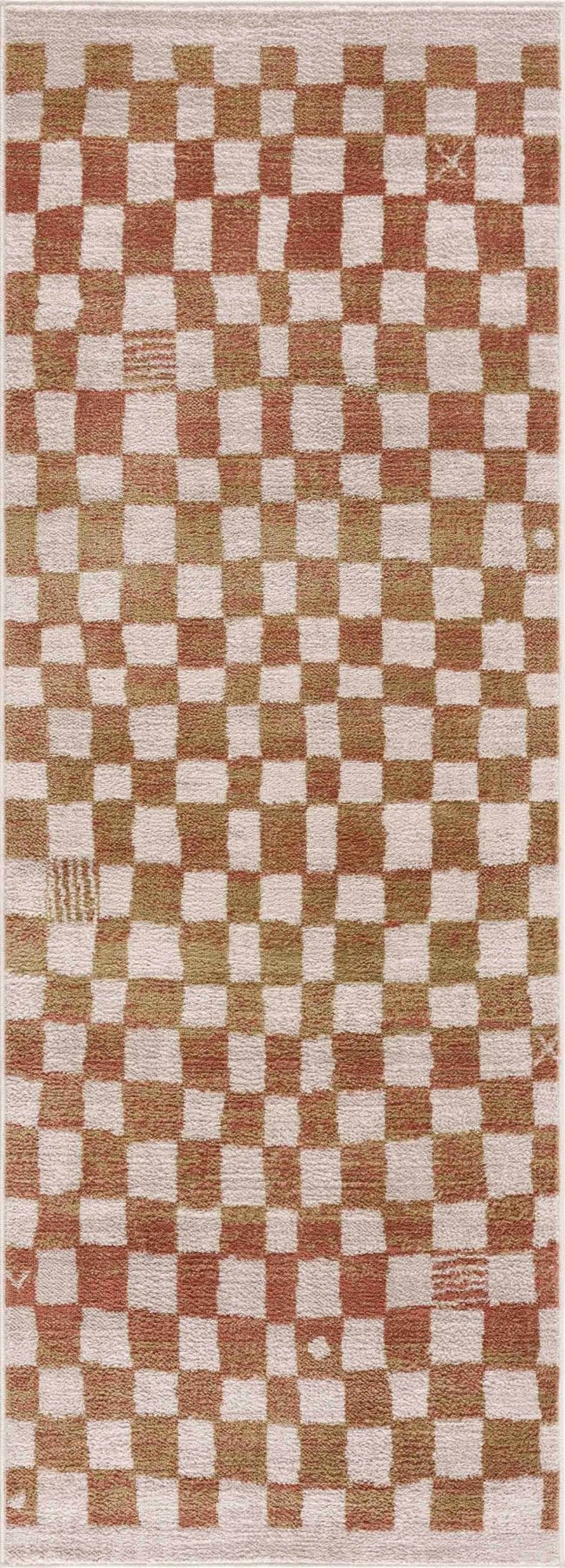 Benjy Contemporary Geometrical Brown And Cream Rug - The Rug Decor