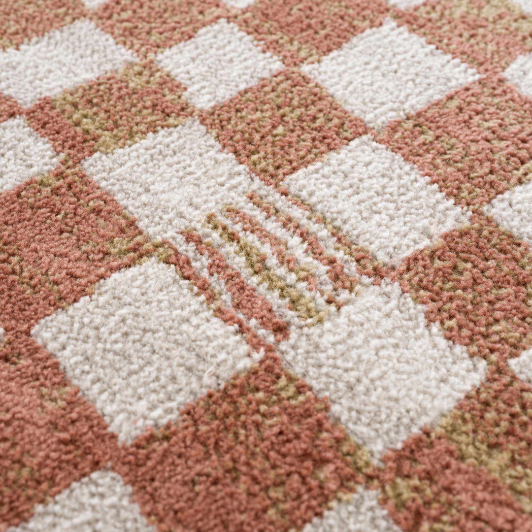 Benjy Contemporary Geometrical Brown And Cream Rug - The Rug Decor