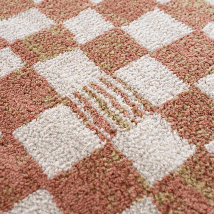 Benjy Contemporary Geometrical Brown And Cream Rug - The Rug Decor