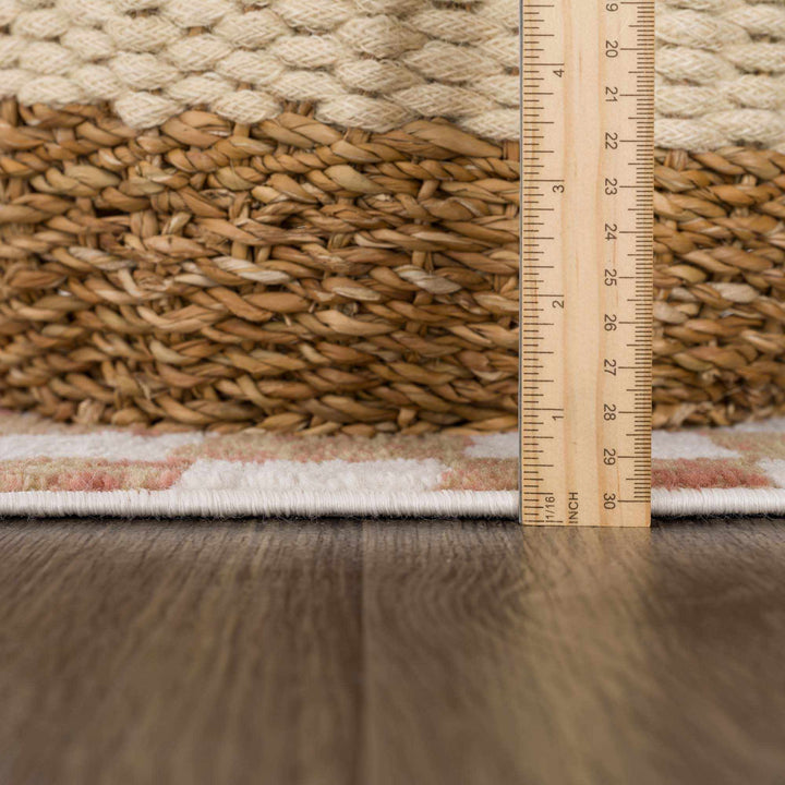Benjy Contemporary Geometrical Brown And Cream Rug - The Rug Decor