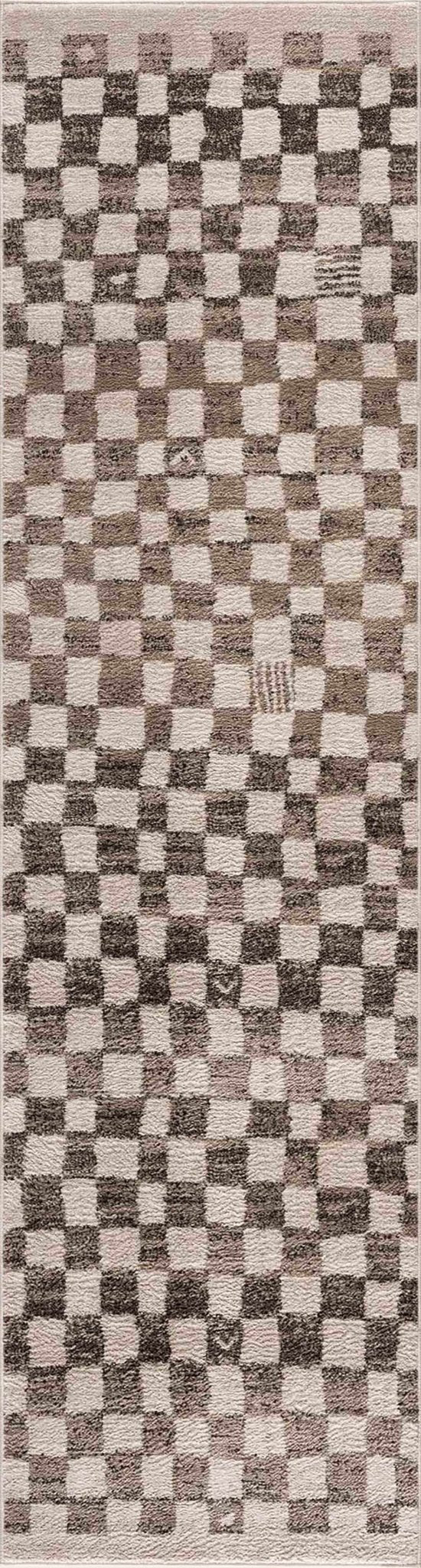 Benjy Modern Geometrical Beige And Charcoal Rug - The Rug Decor