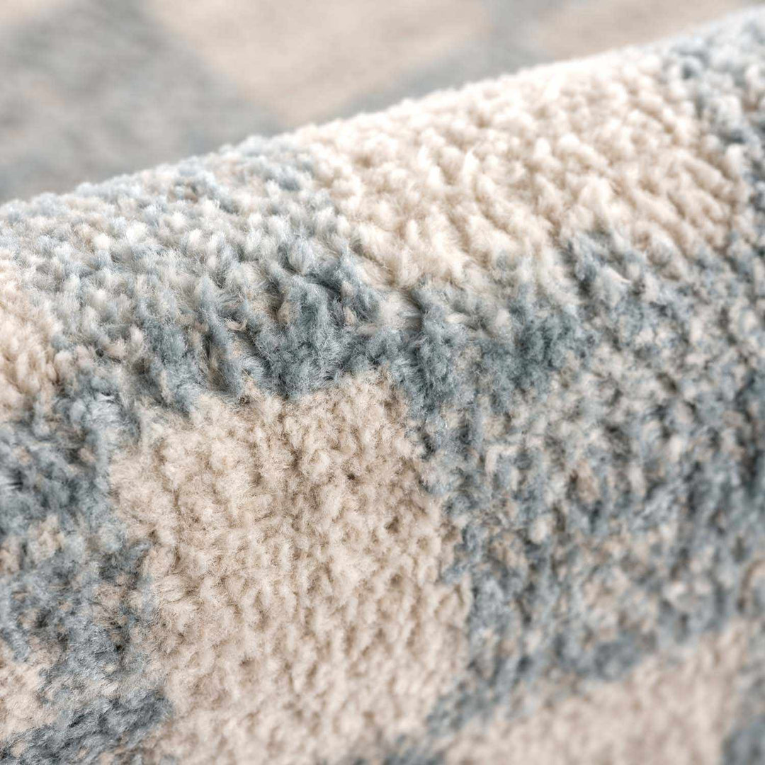 Benjy Modern Geometrical Gray And Beige Area Rug - The Rug Decor