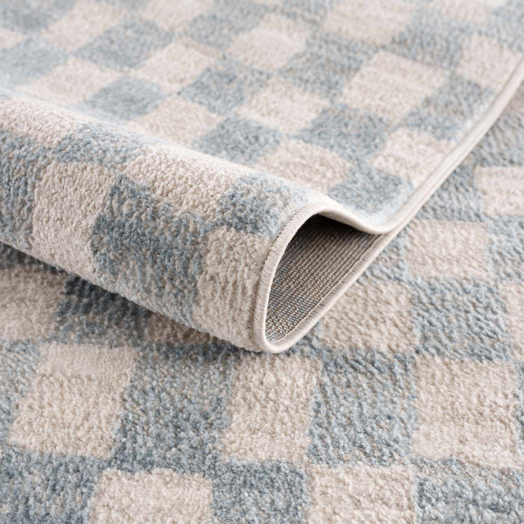 Benjy Modern Geometrical Gray And Beige Area Rug - The Rug Decor