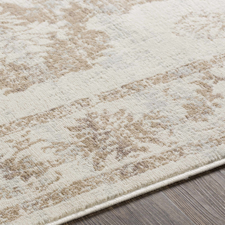 Benkelman Traditional Style Ivory And Beige Area Rug