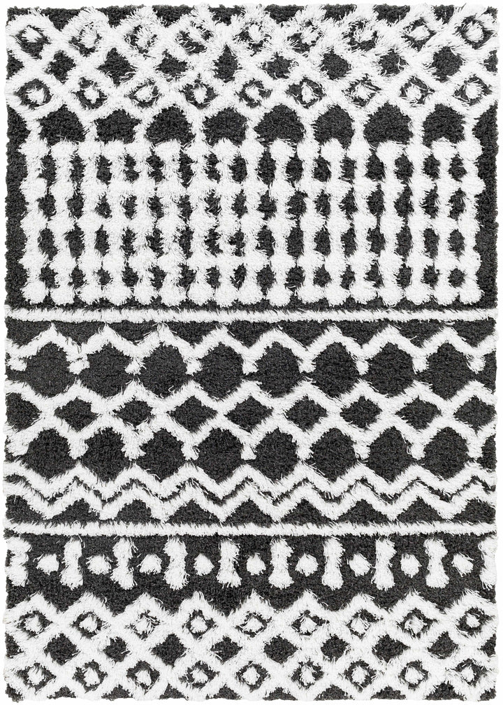 Bente Black And White Contemporary Area Rug