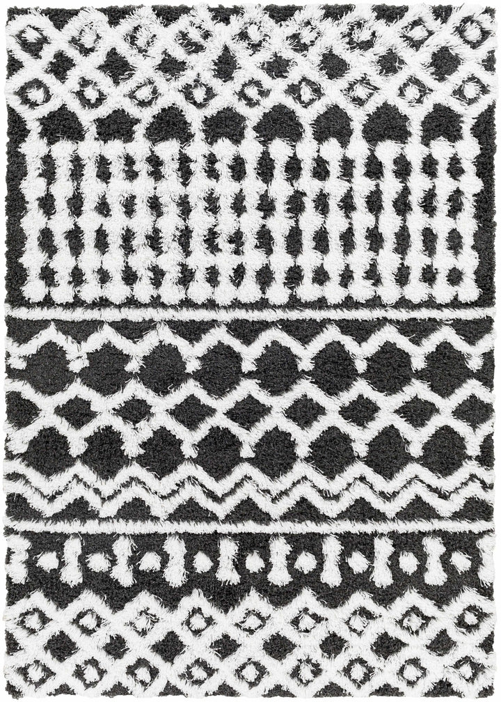 Bente Black And White Contemporary Area Rug - The Rug Decor