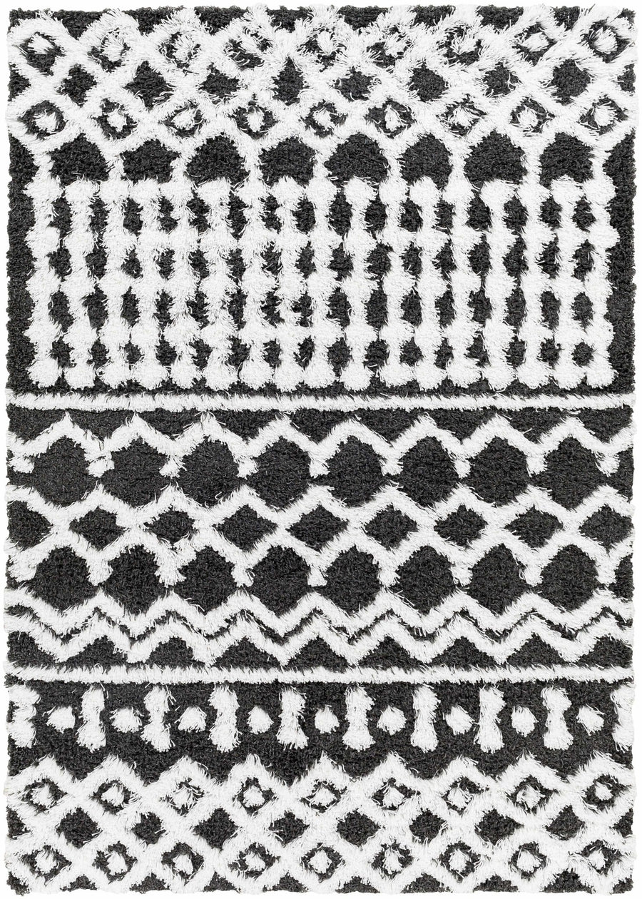 Bente Black And White Contemporary Area Rug - The Rug Decor