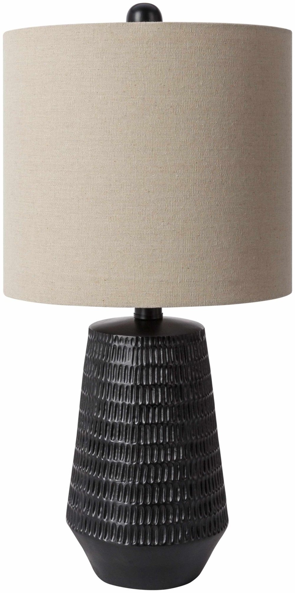 Berehomet Southwestern Black Linen Table Lamp - The Rug Decor