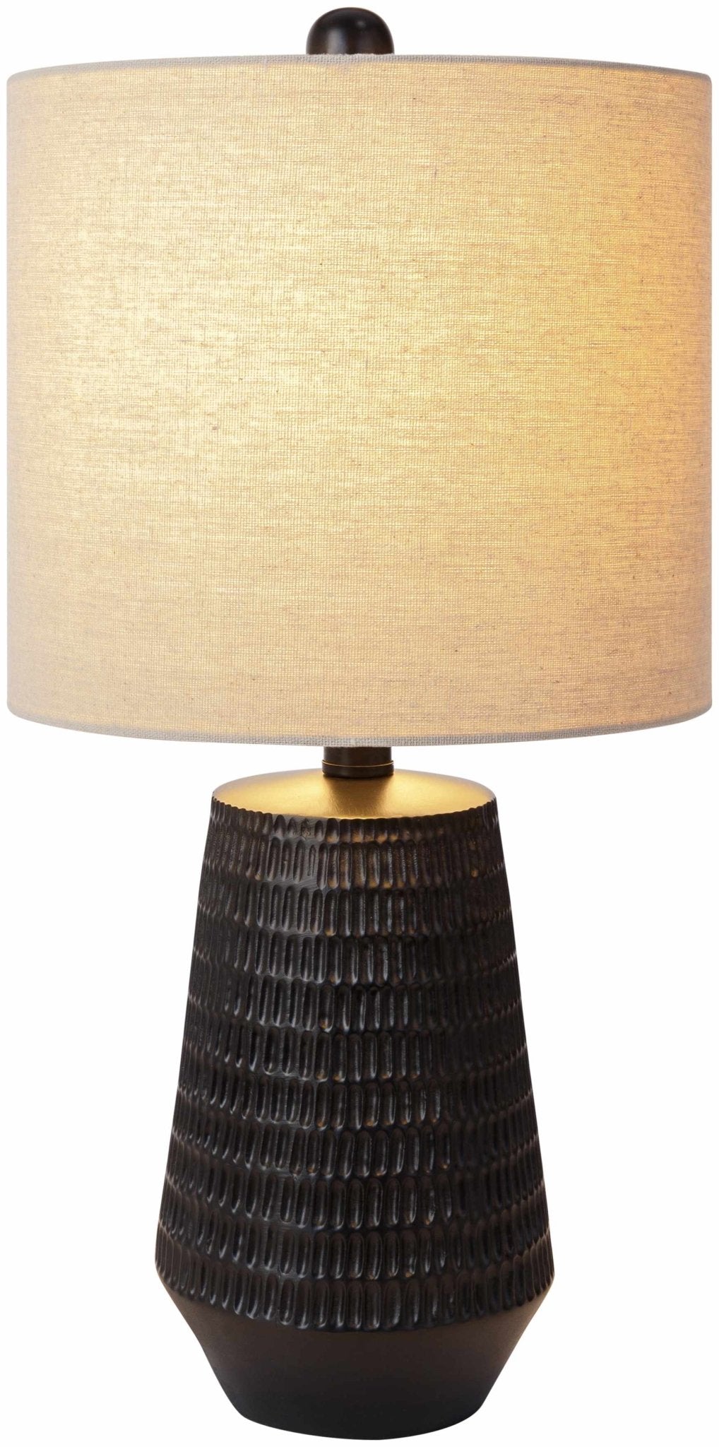 Berehomet Southwestern Black Linen Table Lamp - The Rug Decor