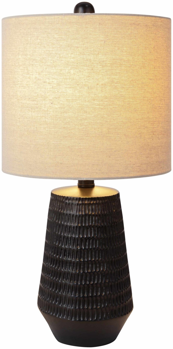 Berehomet Southwestern Black Linen Table Lamp - The Rug Decor