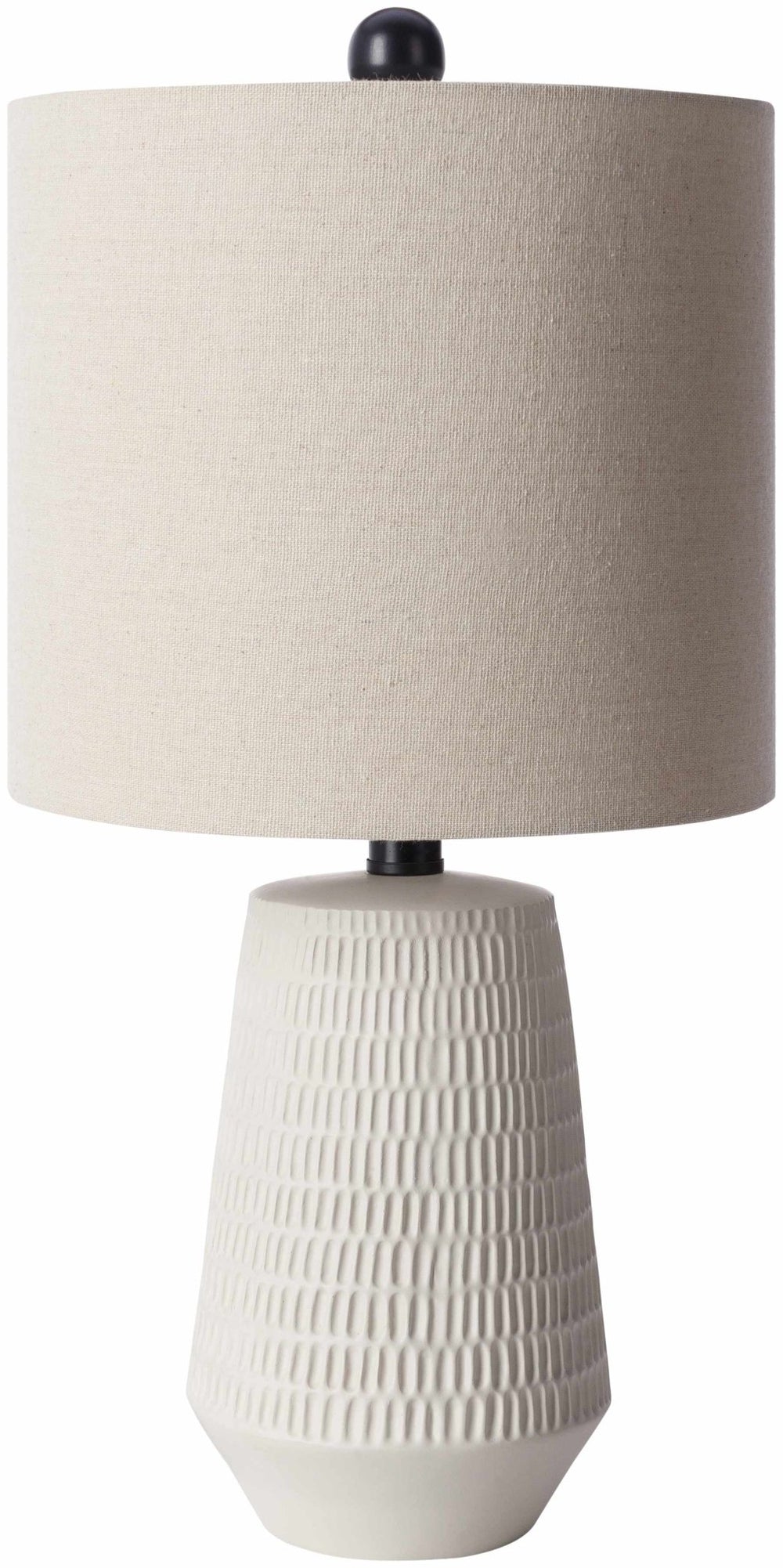 Berehomet Southwestern White Linen Table Lamp - The Rug Decor