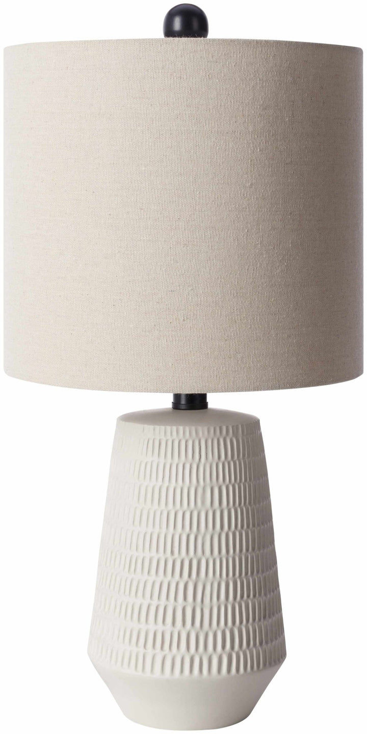 Berehomet Southwestern White Linen Table Lamp - The Rug Decor