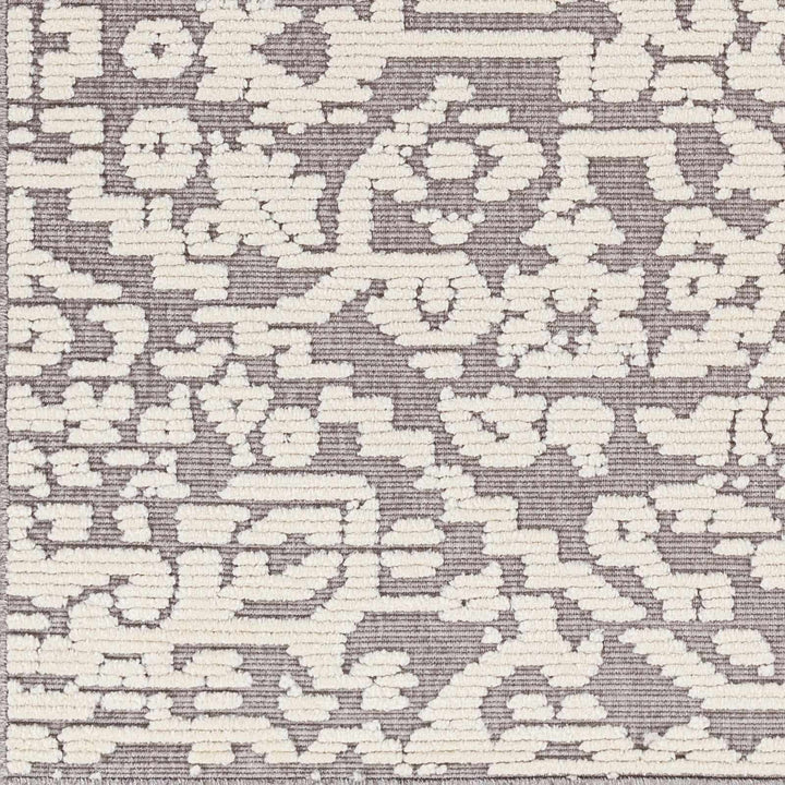 Beren Traditional Gray And Ivory Area Rug - The Rug Decor