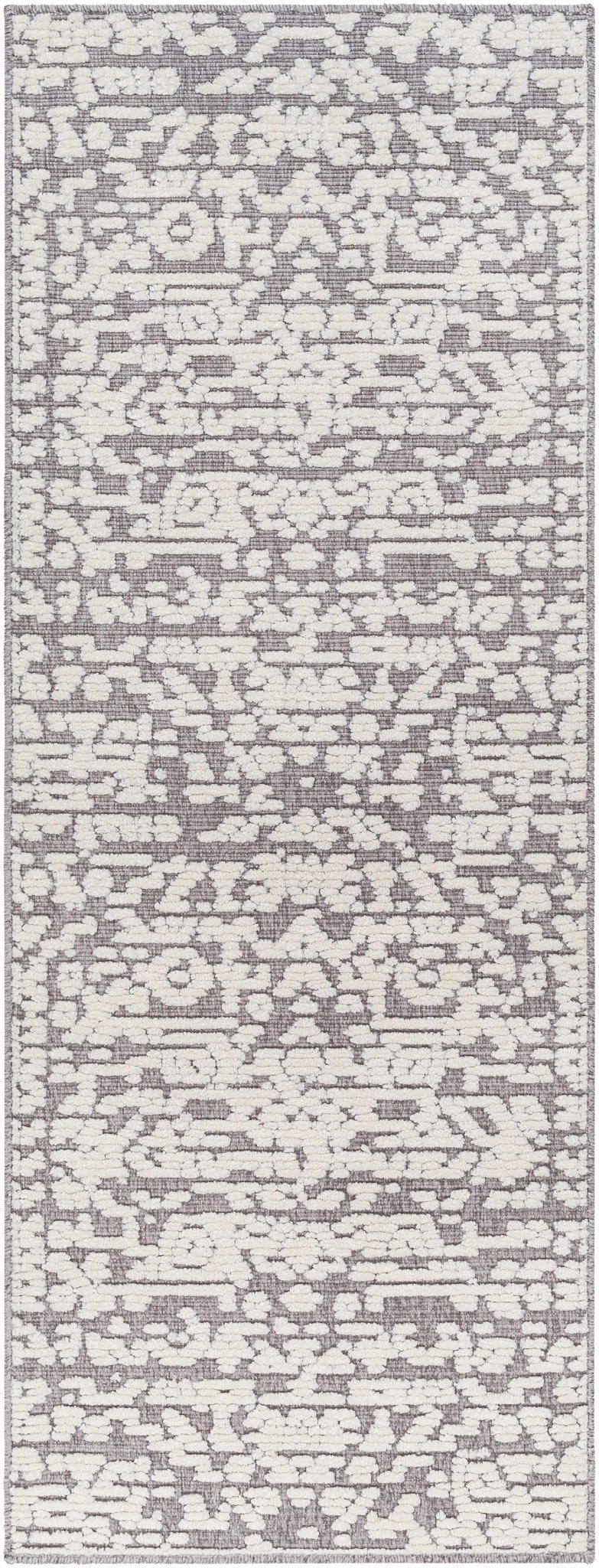 Beren Traditional Gray And Ivory Area Rug - The Rug Decor