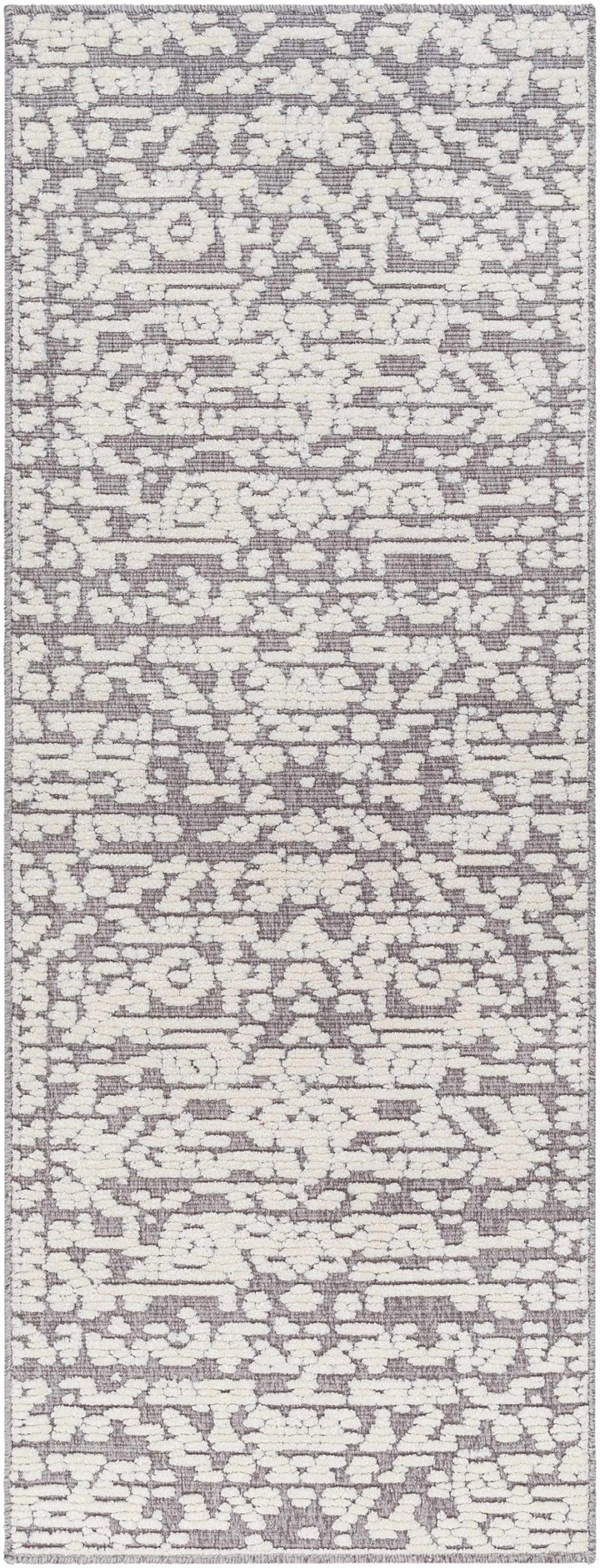 Beren Traditional Gray And Ivory Area Rug - The Rug Decor