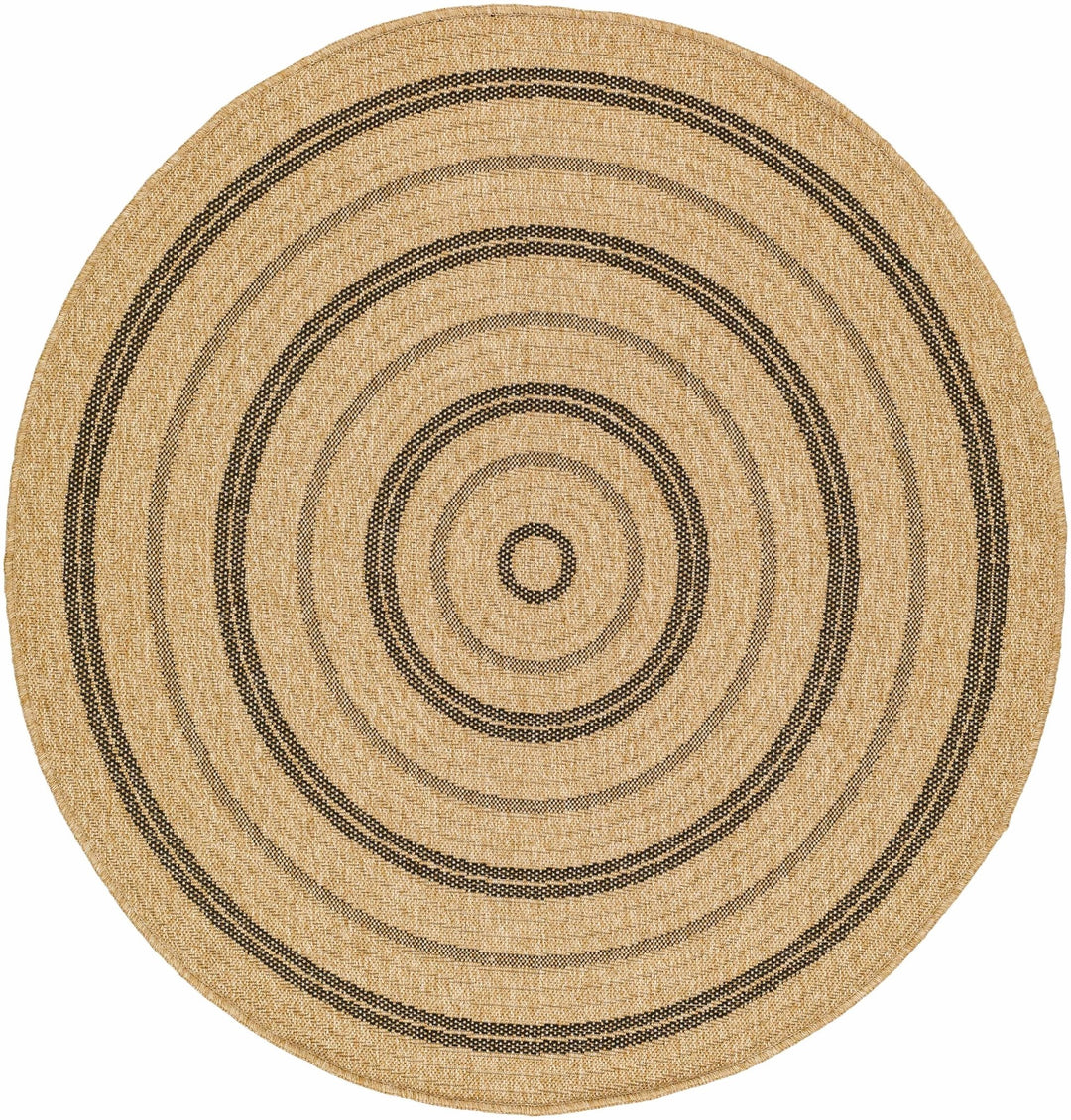 Beril Modern Style Tan And Charcoal Rug - The Rug Decor