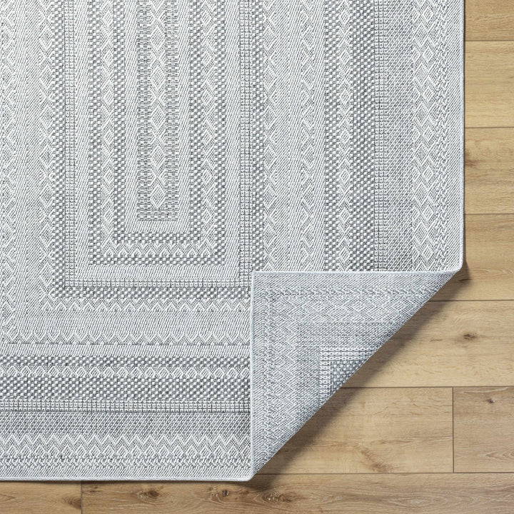 Bernal Transitional Design Gray Machine Woven Rug - The Rug Decor