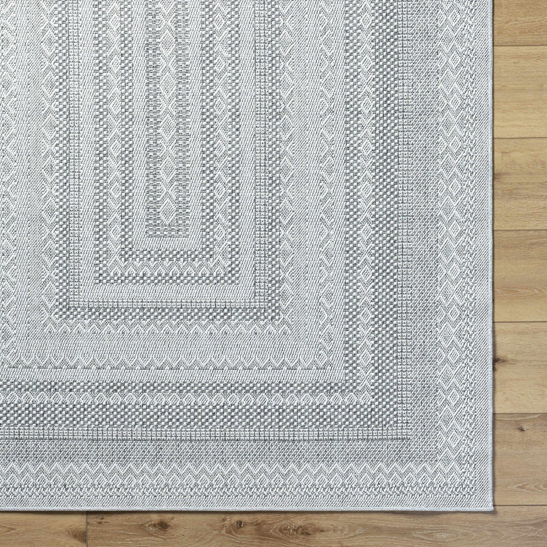 Bernal Transitional Design Gray Machine Woven Rug - The Rug Decor