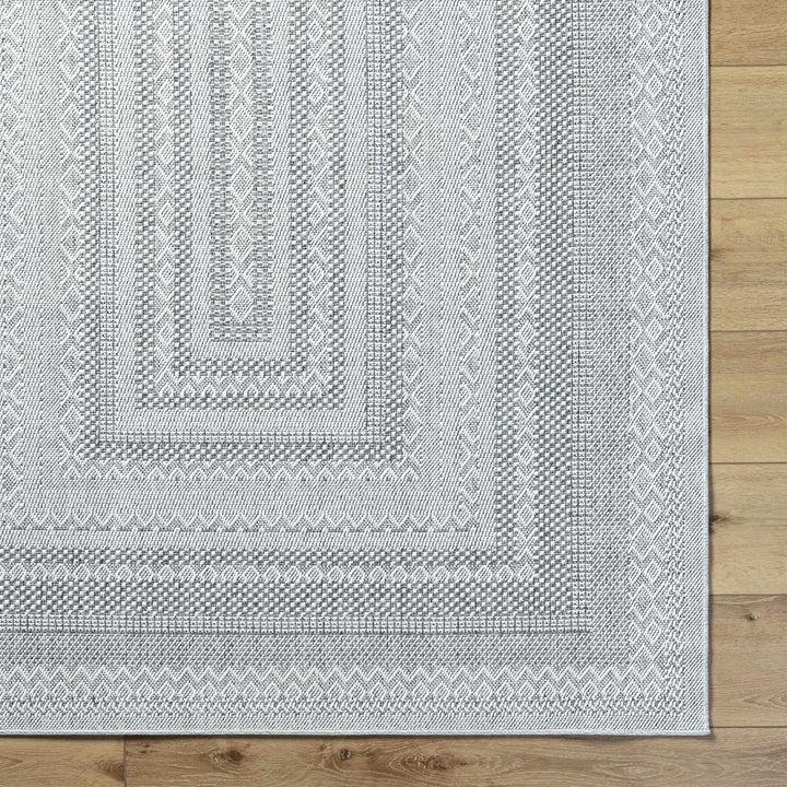 Bernal Transitional Design Gray Machine Woven Rug - The Rug Decor