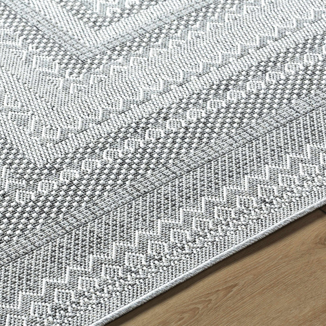 Bernal Transitional Design Gray Machine Woven Rug - The Rug Decor