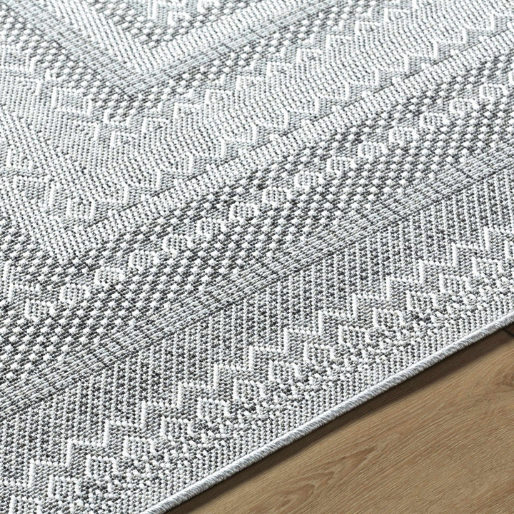 Bernal Transitional Design Gray Machine Woven Rug - The Rug Decor