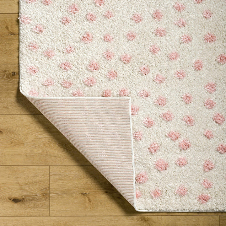 Bernt Pink And Beige Contemporary Style Area Rug - The Rug Decor