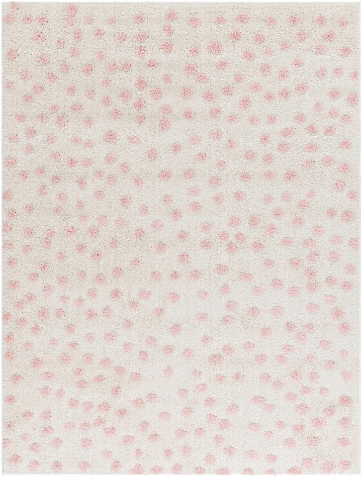 Bernt Pink And Beige Contemporary Style Area Rug - The Rug Decor