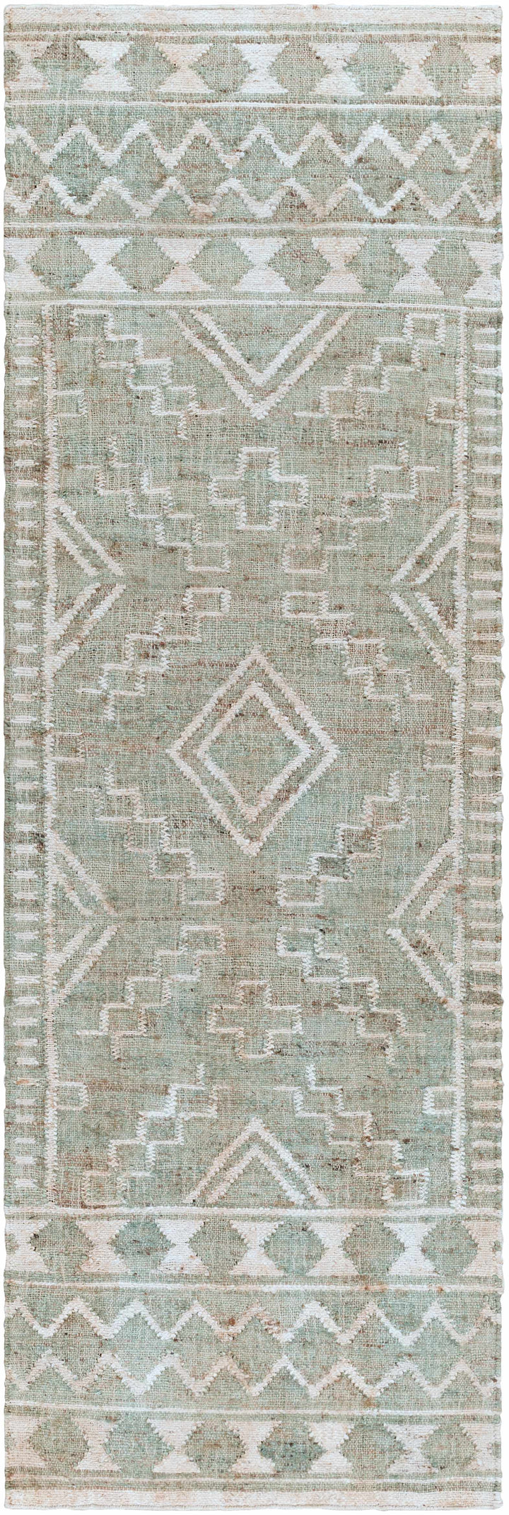 Berowra Modern Blue And Beige Hand Woven Area Rug