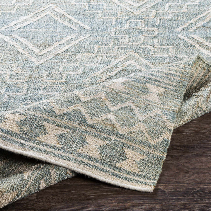 Berowra Modern Blue And Beige Hand Woven Area Rug