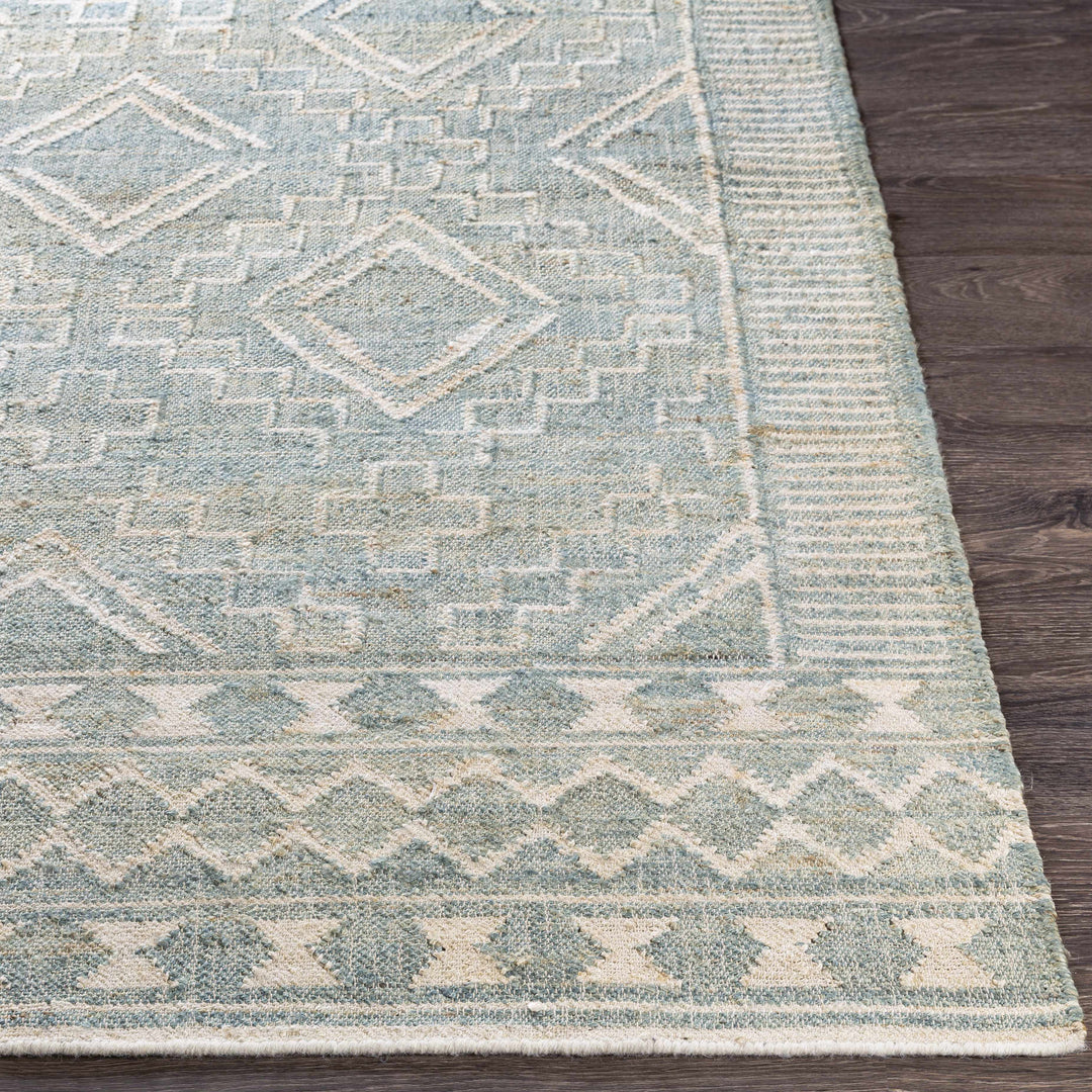 Berowra Modern Blue And Beige Hand Woven Area Rug