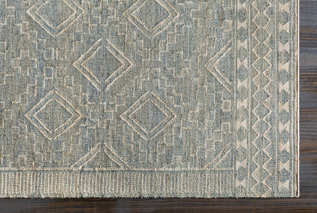 Berowra Modern Blue And Beige Hand Woven Area Rug