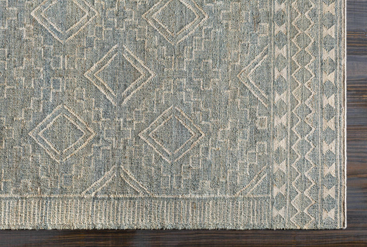 Berowra Modern Blue And Beige Hand Woven Area Rug