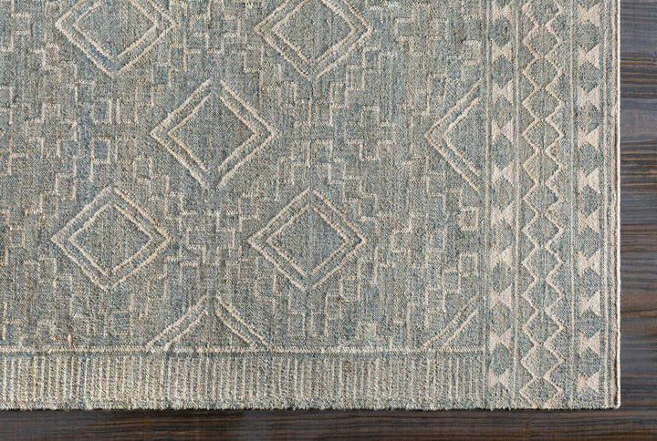 Berowra Modern Blue And Beige Hand Woven Area Rug - The Rug Decor