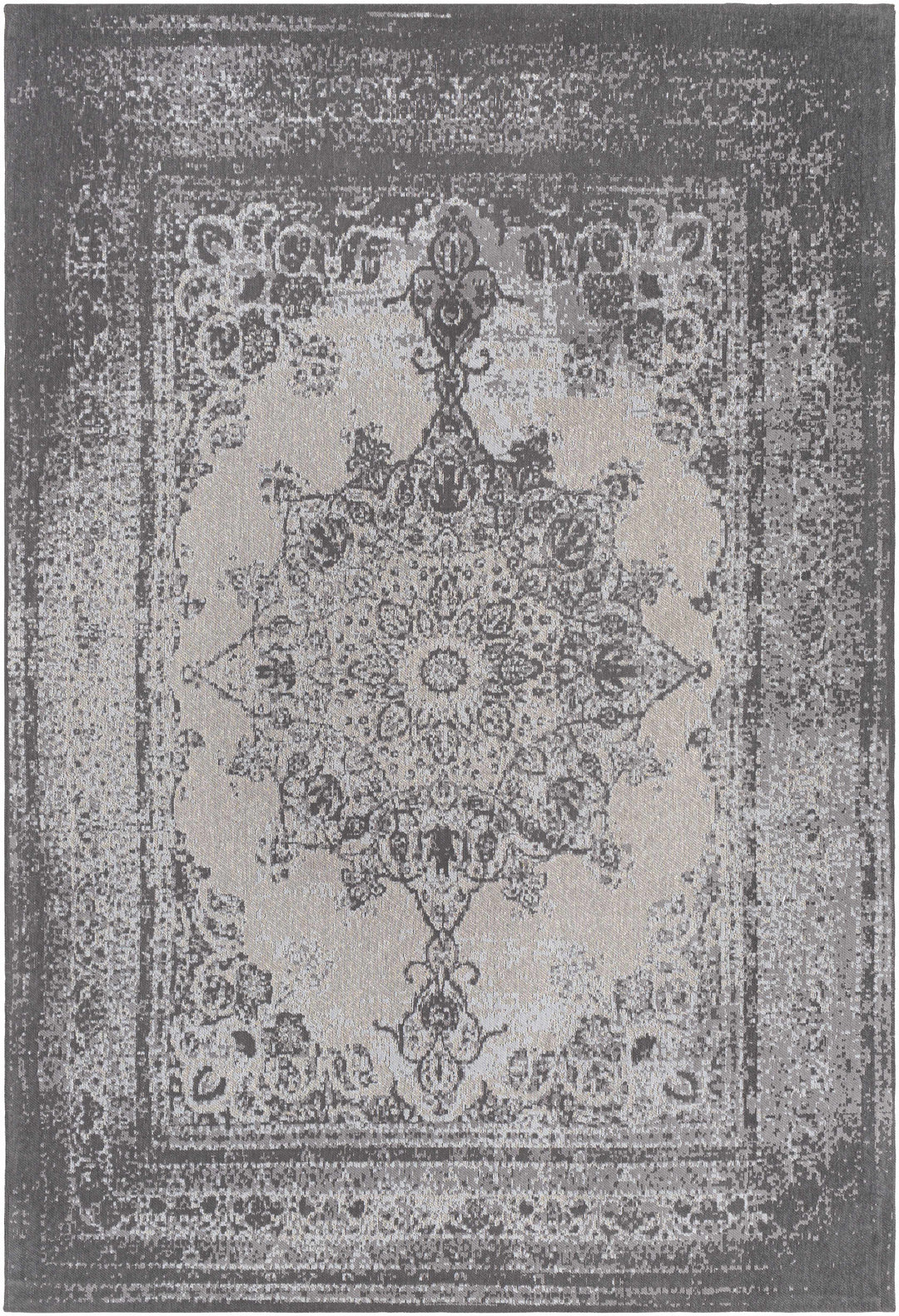 Berserker Traditional Style Charcoal Hand Woven Area Rug