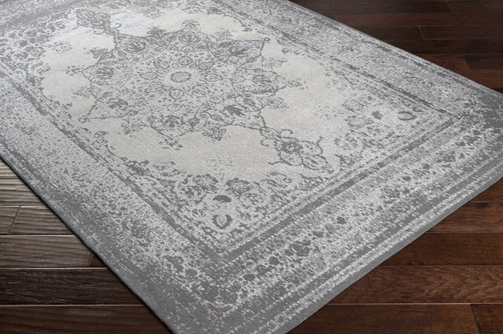 Berserker Traditional Style Charcoal Hand Woven Area Rug