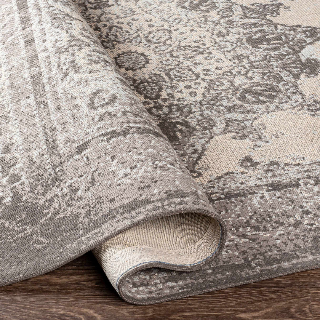 Berserker Traditional Style Charcoal Hand Woven Area Rug