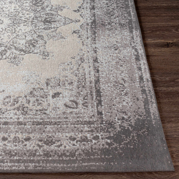 Berserker Traditional Style Charcoal Hand Woven Area Rug