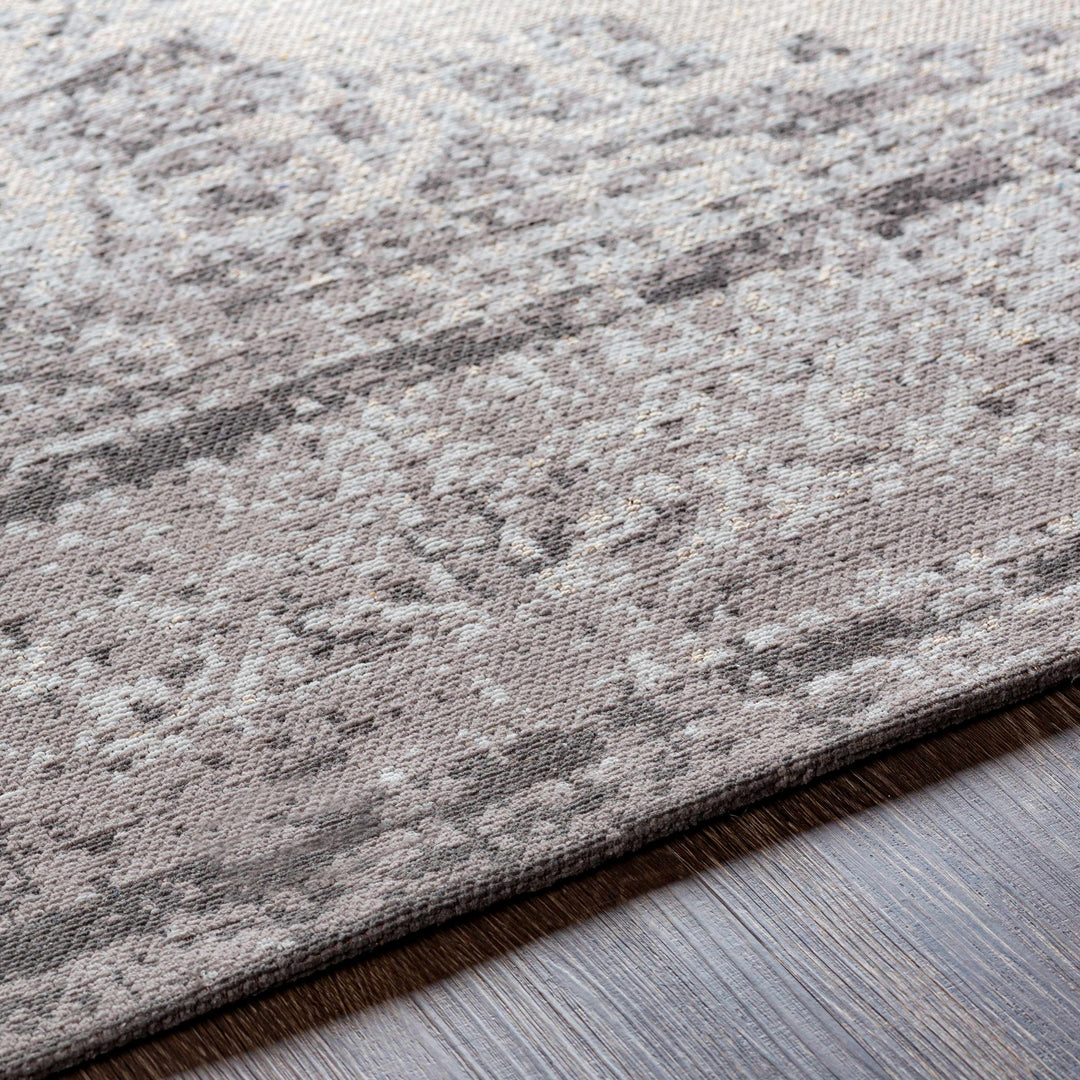 Berserker Traditional Style Charcoal Hand Woven Area Rug
