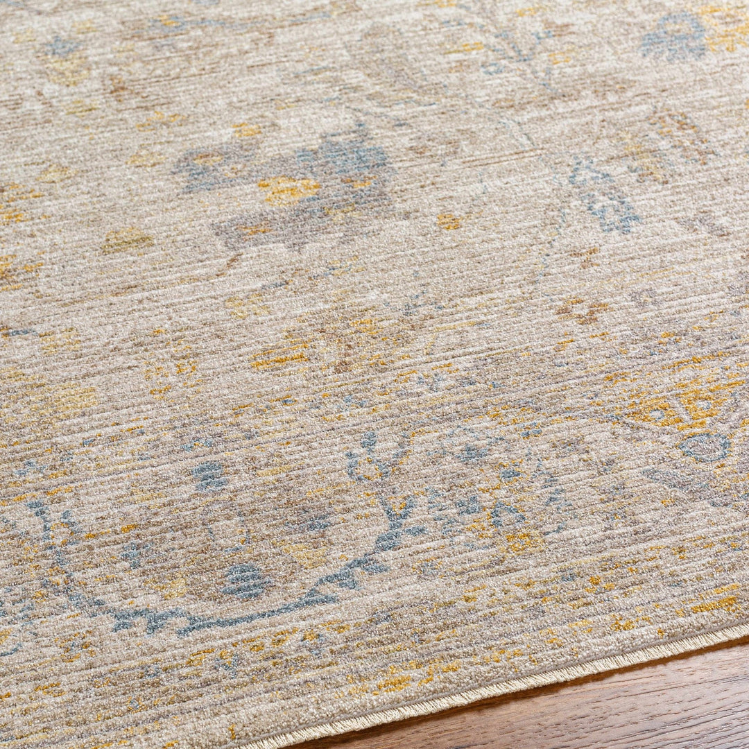 Berta Traditional Style Gray Thick Luxe Statement Rug - The Rug Decor